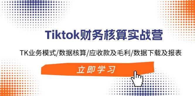 Tiktok财务核算实战营：TK业务模式/数据核算/应收款及毛利/数据下载及报表网创吧-网创项目资源站-副业项目-创业项目-搞钱项目网创吧